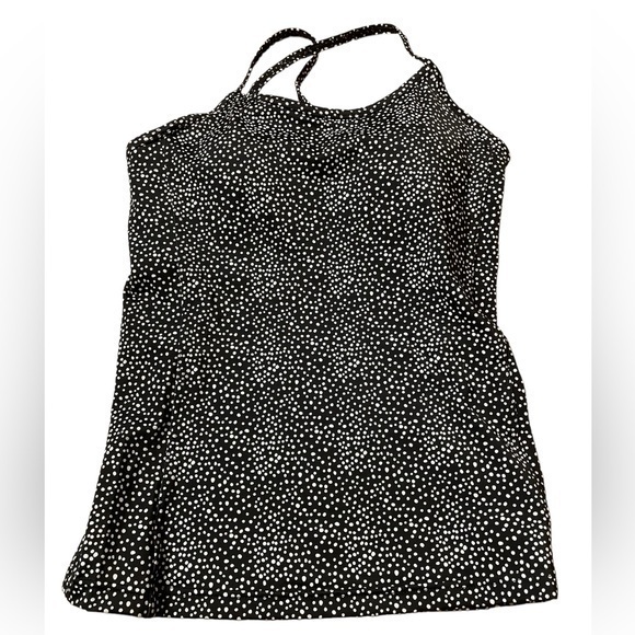 Senita Athletics Ava Tankini Swim Top Black Dot NWOT‎ Size XS - Picture 1 of 9